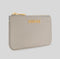 GUCCI Script Small Pouch With Key Fob Grey RS-790102