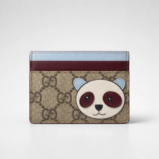 GUCCI GG Supreme Panda Card Holder RS-818769