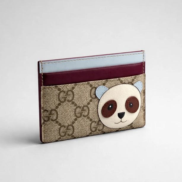 GUCCI GG Supreme Panda Card Holder RS-818769