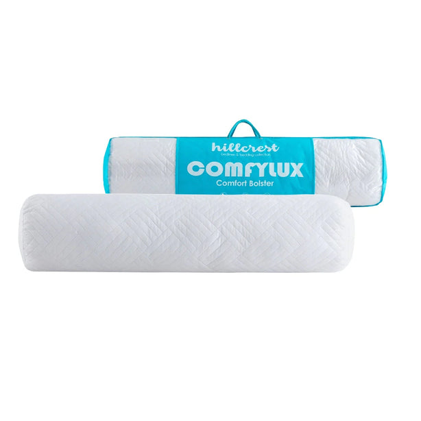 Hillcrest ComfyLux Fiber Pillow or Bolster Soft Support Comfort Bedding Set
