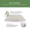 Intero Visco-AIR Premium BambooPRO Charcoal Memory Foam Pillow (Duo-Core)