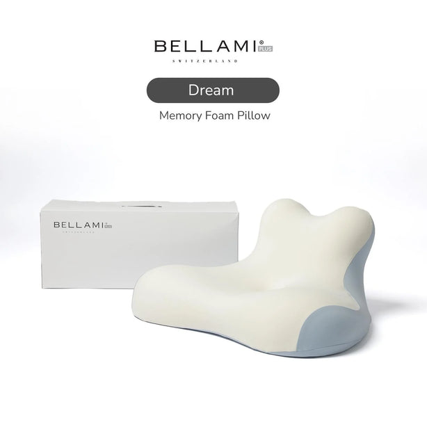Bellami Plus Dream Memory Foam Pillow Cooling Ergonomic Support