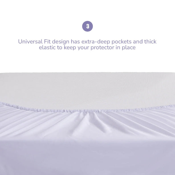 Bellami CoolMax Shield Guard Waterproof Mattress Protector Cooling Breathable Bed Protector