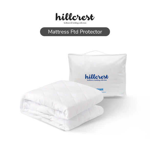 Hillcrest Fitted Mattress Protector 4 Way Protection Fits Up To 45cm Waterproof