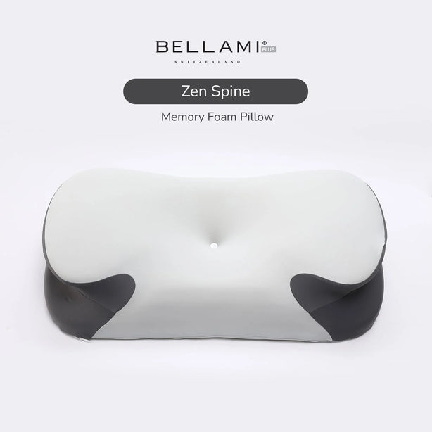 Bellami Plus Tech Series Zen Spine Memory Foam Pillow Ergonomic Support