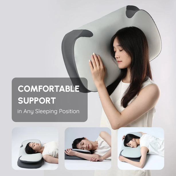 Bellami Plus Tech Series Zen Spine Memory Foam Pillow Ergonomic Support