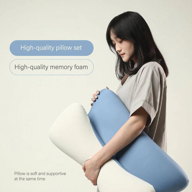 Bellami Plus Tech Series Glacier Memory Foam Pillow Cooling Ergonomic Support