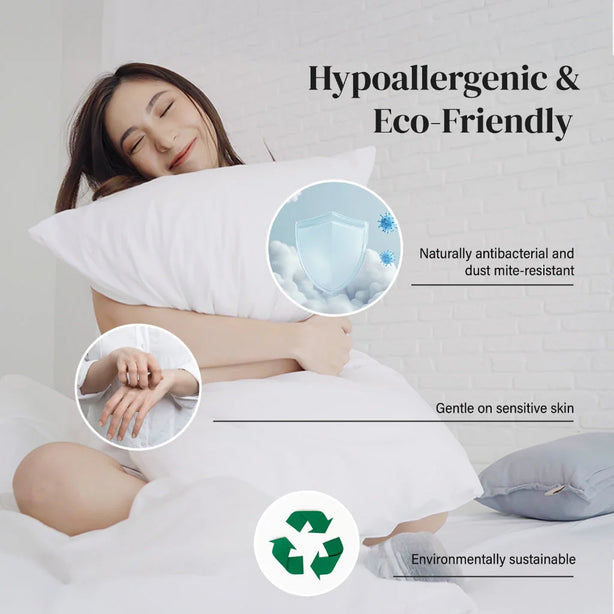 Bellami ZZEN TENCEL DownFeel Luxury Pillow Cooling Soft Hypoallergenic Pillow