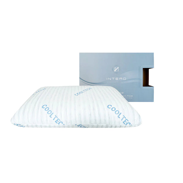 Intero CoolTech Air Pass Charcoal Memory Foam Pillow – Comfort & Contour