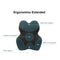Bellami Plus Support X Memory Foam Pillow Ergonomic Compact Support Travel Pillow