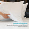 Hillcrest ComfyLux Zippered Pillow Protector Padded Waterproof Dust Mite Cover