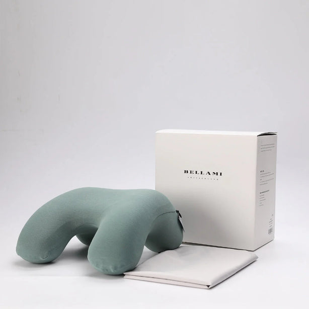 Bellami Plus Nap Tech Memory Foam Pillow Compact Ergonomic Travel Support