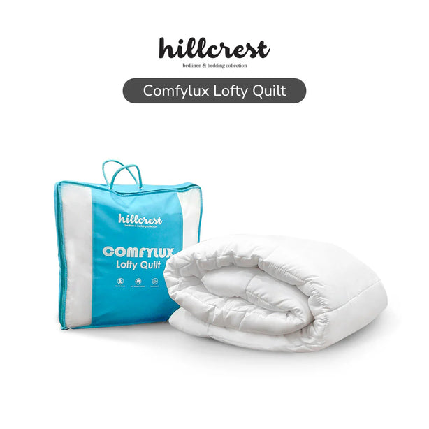 Hillcrest ComfyLux Lofty Quilt Anti Dust Mite Single Queen King Comfort Quilt