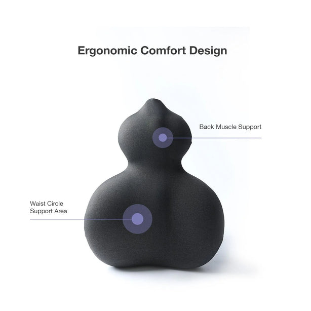 Bellami Plus AlignMate Memory Foam Lumbar Support Ergonomic Back Cushion