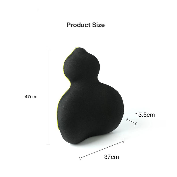 Bellami Plus AlignMate Memory Foam Lumbar Support Ergonomic Back Cushion