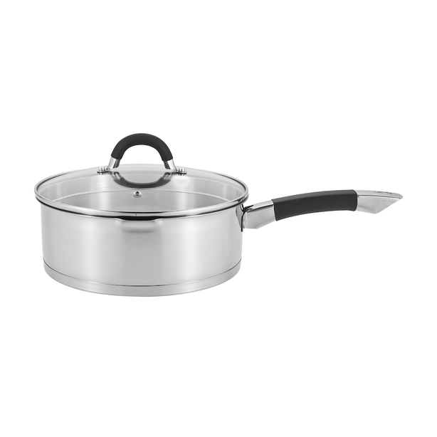 La Gourmet Aura 24cm Deep Frypan with Glass Lid