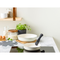 Greenpan Click Chef 20cm Deep Fry Pan - Cream + Click Chef Removable Handle - Black