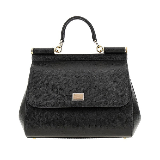 DOLCE&GABBANA Dauphine leather large 'Sicily' bag