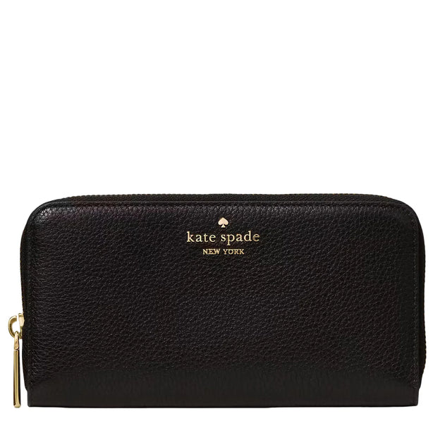 Kate Spade Large Continental Wallet - Black KN775