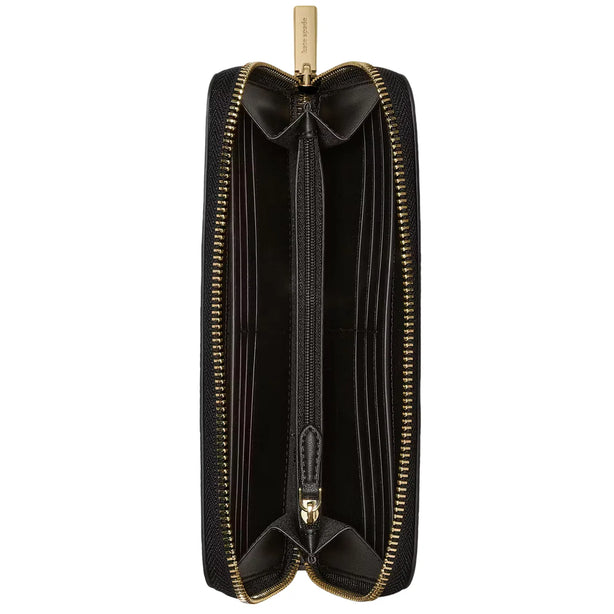 Kate Spade Large Continental Wallet - Black KN775