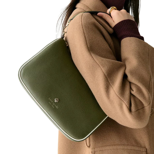 Kate Spade Emma Medium Shoulder Bag - Enchanted Green Multi KK945