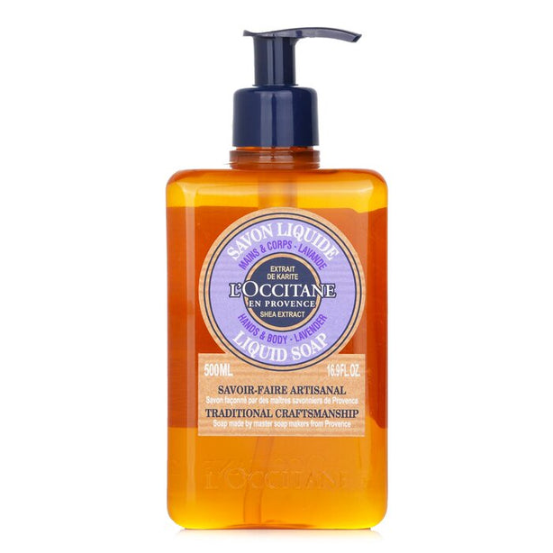 Lavender Liquid Soap For Hands & Body - 500ml/16.9oz
