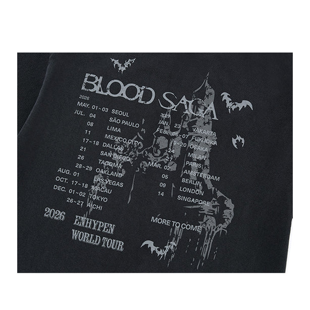 Enhypen S/S T-Shirt Charcoal (International Shipping)Pre Order August 2026 Shipping