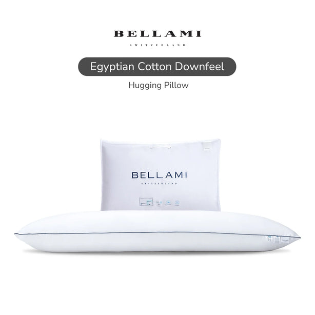 Bellami Downfeel Luxury Hugging Pillow Egyptian Cotton Soft Body Pillow