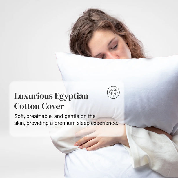 Bellami Downfeel Luxury Hugging Pillow Egyptian Cotton Soft Body Pillow