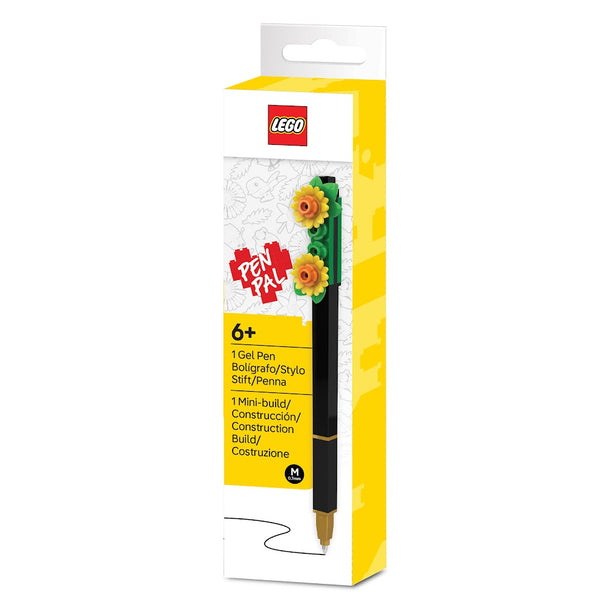 LEGO® Pen Pal Gel Pen with Building Toy Botanicals (Yellow flower 53715)