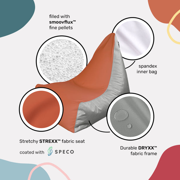 Fwoomp Mini - stretchy kids doob bean bag chair