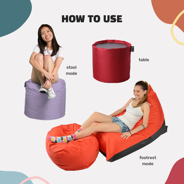 TOOTSIE - ottoman/footrest doob bean bag