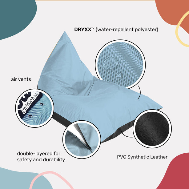 PLATOOPAT - dumpling-shaped doob bean bag lounger