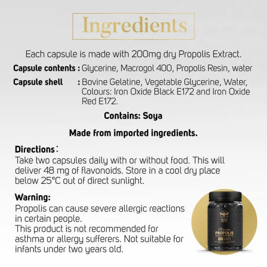 Manuka South Extra Strength 2000mg Propolis with polyphenol flavonoid antioxidant immunity anti-inflammation 320s