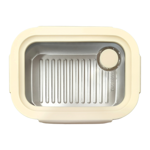 La Gourmet Inox 316 Stainless Steel 600ml Lunch Box - Cream