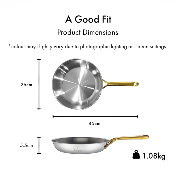 La Gourmet Pro Collection Aureon 26cm Frypan