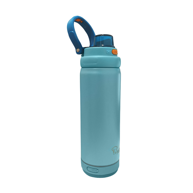La Gourmet Hydrotune 500ML Thermal Bottle with Bluetooth Speaker - Turquoise