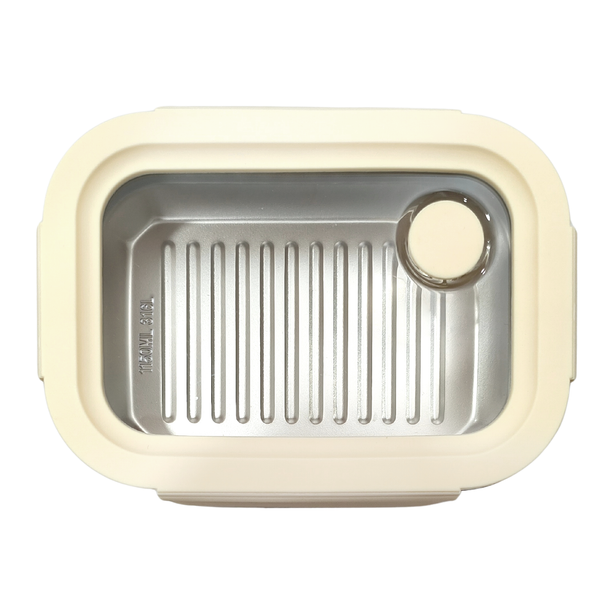 La Gourmet Inox 316 Stainless Steel 1150ml Lunch Box - Cream