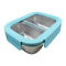 La Gourmet Inox 316 Stainless Steel 1000ml Lunch Box with Divider - Blue