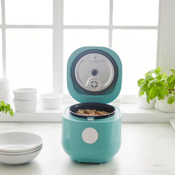 GreenChef Go Grains! Rice & Grains Cooker – Turquoise+ GreenPan Melamine Sponge