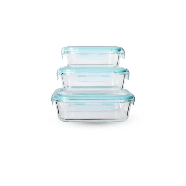 La gourmet Pureglass 3pcs Set (1040+640+370)ML