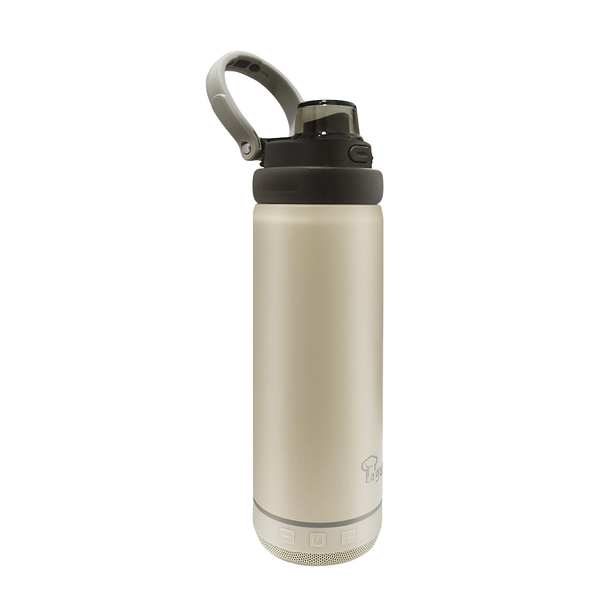 La Gourmet Hydrotune 500ML Thermal Bottle with Bluetooth Speaker - Beige