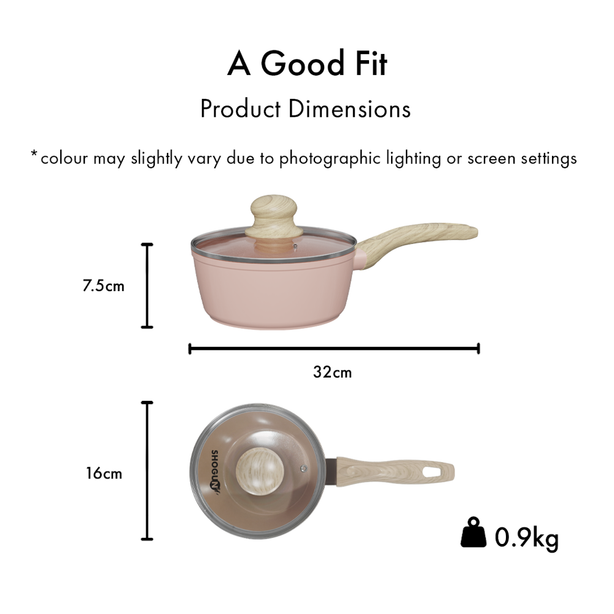 Shogun Mini2 16cm Saucepan - Matte Brown
