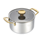 La Gourmet Pro Collection Aureon 20cm Casserole with Glass Lid
