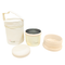 La Gourmet ThermoBliss 650ml 2-Tier Tiffin Carrier with Pouch - Cream
