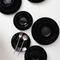 La Gourmet Pearl Luxe 20 Pcs Dinnerware Set - Black