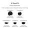 La Gourmet Pearl Luxe 20 Pcs Dinnerware Set - Black