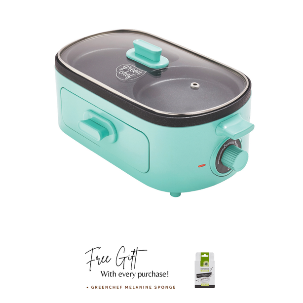 GreenChef 3-in-1 Breakfast Maker – Turquoise