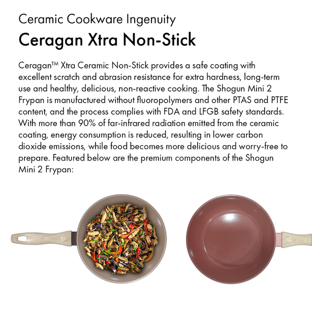 Shogun Mini2 20cm Frypan - Matte Brown