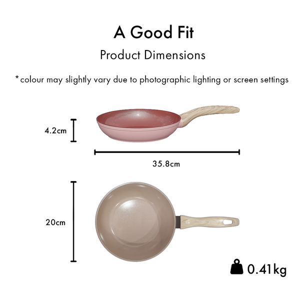 Shogun Mini2 20cm Frypan - Matte Brown